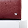 Жіночий шкіряний великий гаманець Classic DR. BOND W1-V-2 dark-red, фото 3