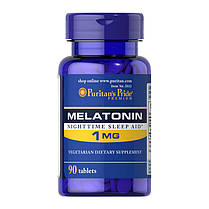 Мелатонін Puritan's Pride Melatonin 1 mg 90 таб, фото 2