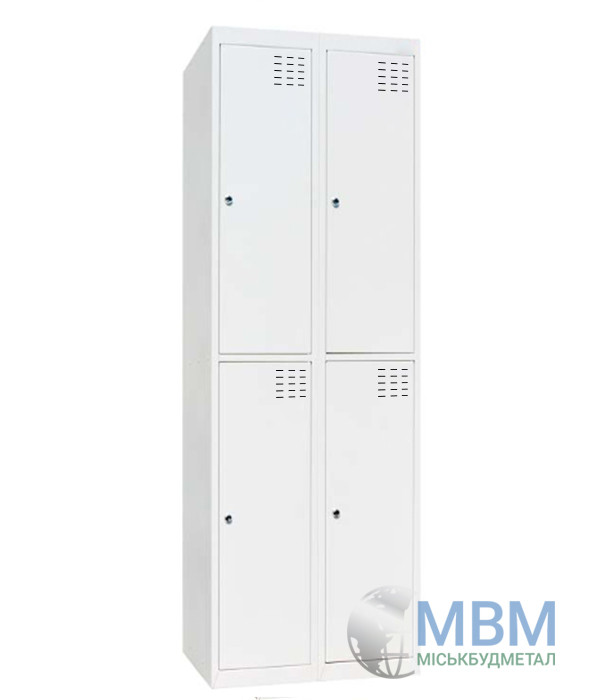 Шкаф металлический для одежды 4-х секционный ШО 4 600х1800х500 ...