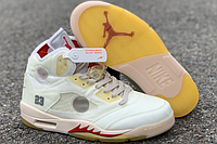 Женские и подростковые баскетбольные кроссовки Air Jordan 5 Retro SP "Off-White"