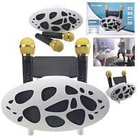 Блютуз колонка з 2 мікрофонами караоке