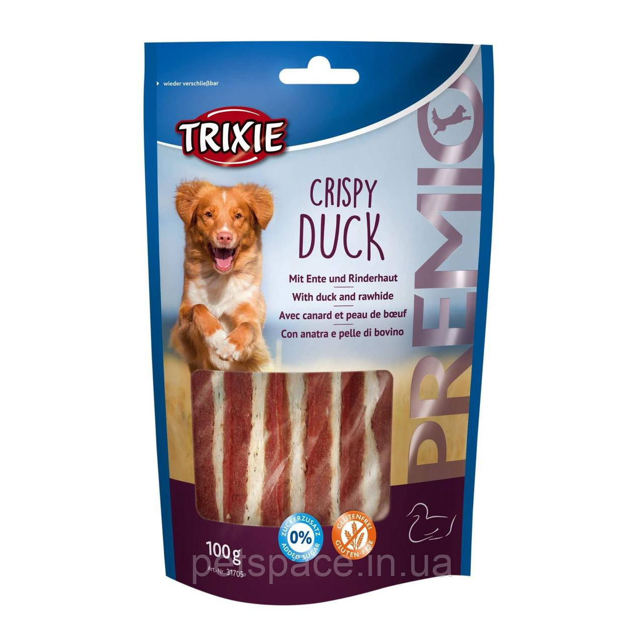 Ласощі для собак Trixie Premio Crispy Duck (Тріксі Преміо хрустики з качки) 100г