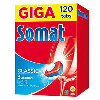 Somat Таблетки для посудомойки 120шт Classic сомат таблетки для посудомоечной машины мытья посуды