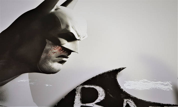 Наклейка з бетманом в дитячу на шафу, двері, стіни 240 х 100 см із захисною ламінацією, фото 2