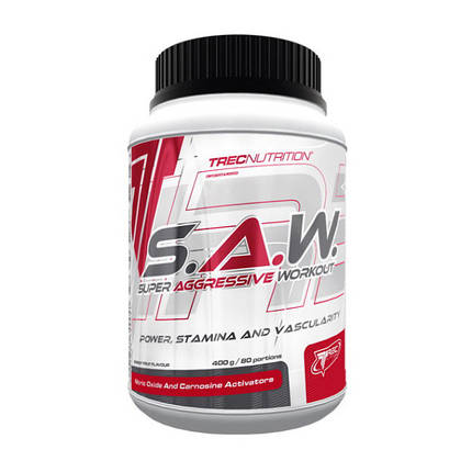 Предтренировочний комплекс Trec Nutrition S. A. W 400 г NO, фото 2