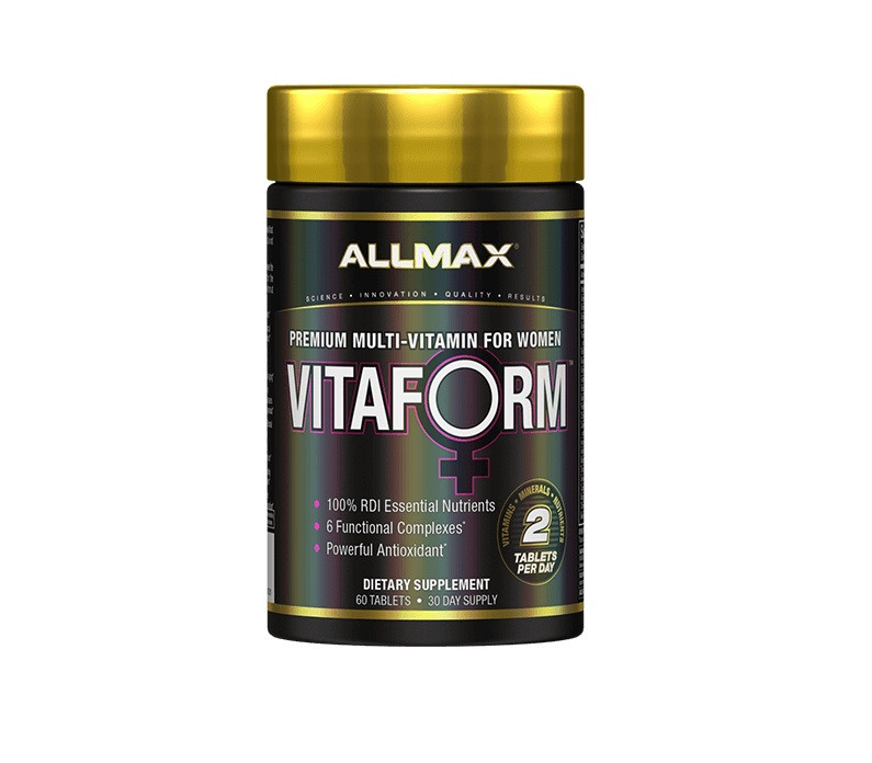 (уцінка термін по 10.24) Вітаміни для жінок AllMAX Nutrition Vitaform Multivitamin For Women 60 таб. ( США)