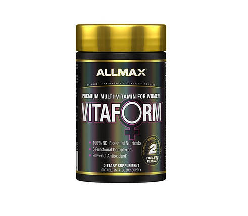 (уцінка термін по 10.24) Вітаміни для жінок AllMAX Nutrition Vitaform Multivitamin For Women 60 таб. ( США), фото 1