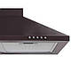 Коричнева настінна купольна витяжка для кухні Ventolux LIDO 60 BR (700), шириною 60 см, фото 5