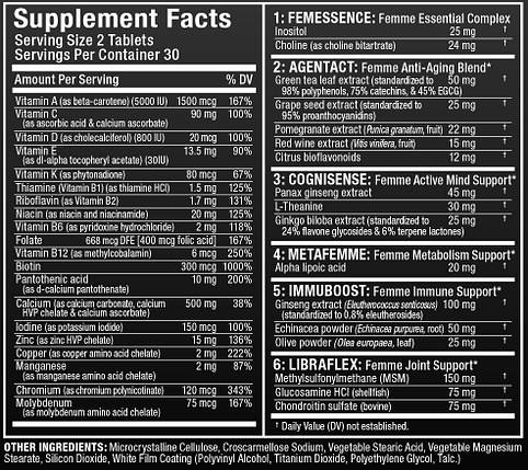 (уцінка термін по 10.24) Вітаміни для жінок AllMAX Nutrition Vitaform Multivitamin For Women 60 таб. ( США), фото 2