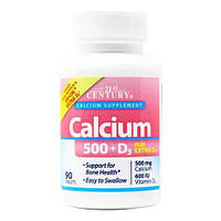 Кальций + Д3 21st Century Calcium 500 + D3 90 tab