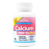 Кальцій + Д3 21st Century Calcium 500 + D3 90 tab