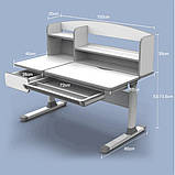 Комплект для принцеси 👸 парта Cubby Rimu Pink + ергономічне крісло FunDesk Solerte Pink, фото 10