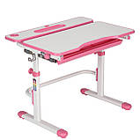 Комплект для дівчинки зростаюча парта Cubby Fressia Pink + стілець FunDesk SST2-S Pink, фото 7