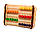 Деталь для Бізіборду Рахунки з Намистинками Різнокольорові 5 ліній 5 кольорів Счеты Рахівниця для Бізібкуба, фото 4