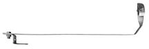 Тримач блискавкоприймача з кріпленням під черепицею 430х100мм нерж. сталь, KovoFlex