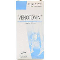 VENOTONIN — у разі венозної недостатності, варикозу, болю, набряків, судом, 65 кап.