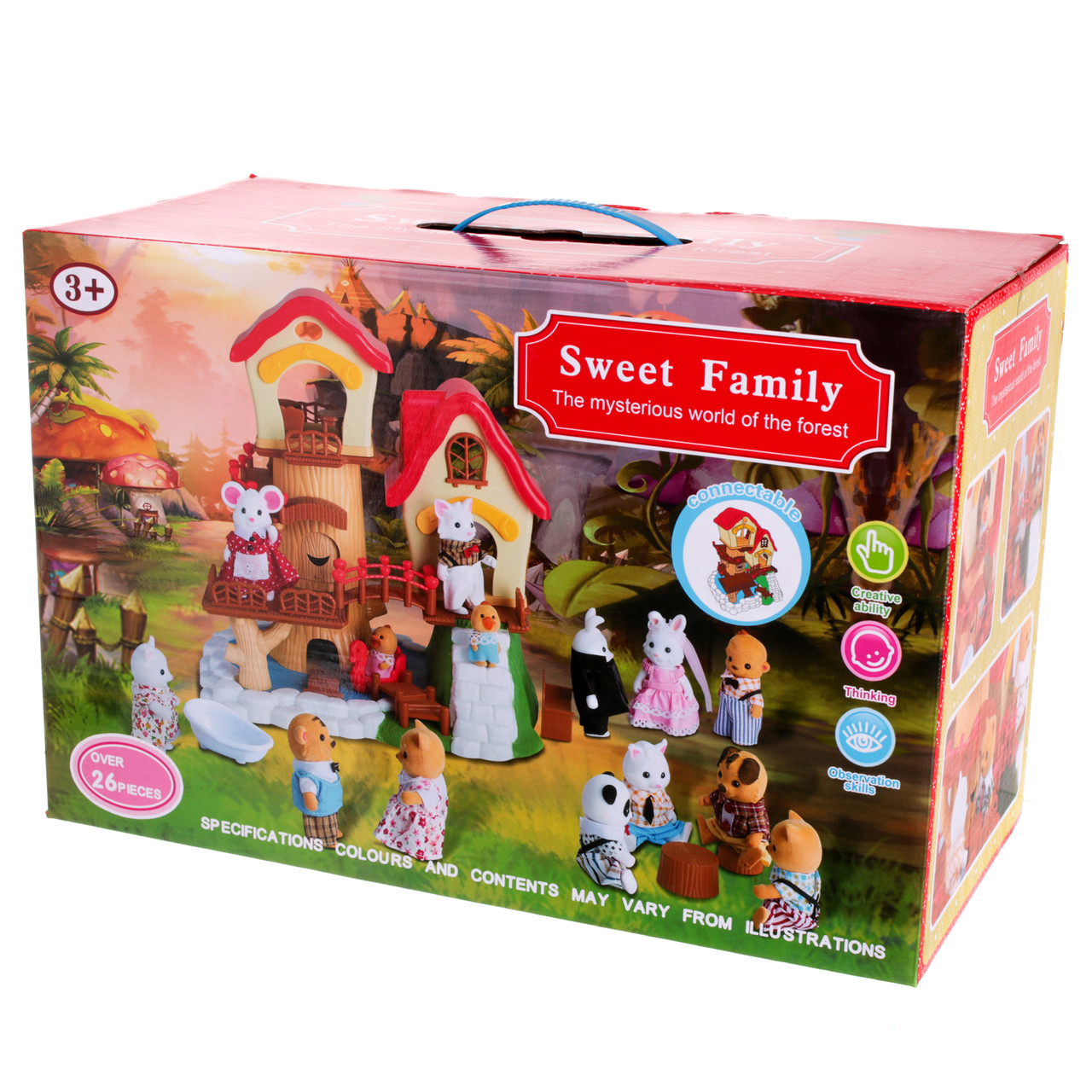 Будиночок 1508 з меблями та фігурками тварин, фото 1