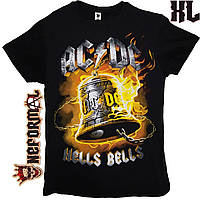 Футболка AC/DC "Hells Bells", черная, Размер XL