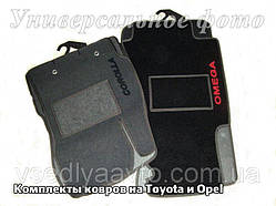 Килимки ворсові передні JEEP Cherokee (Liberty) за 2002-2008 рр.