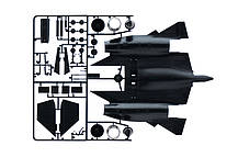 SR - 71 BLACK BIRD. Збірна модель літака в масштабі 1/72. ITALERI 145, фото 4