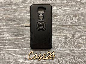 PC + TPU чохол Leather Design Case With Ring для Xiaomi Redmi Note 9, фото 2