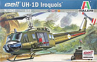 UH - 1D SLICK. Сборная модель военного вертолета в масштабе 1/72. ITALERI 1247