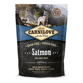 Корм для дорослих собак усіх порід Carnilove Salmon Adult (лосось), 1,5 кг