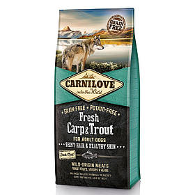 Корм для дорослих собак усіх порід Carnilove Fresh Carp & Trout (карп і форель), 12 кг