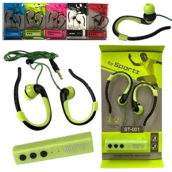 Бездротові навушники блютуз ST-001 SPORT, фото 1
