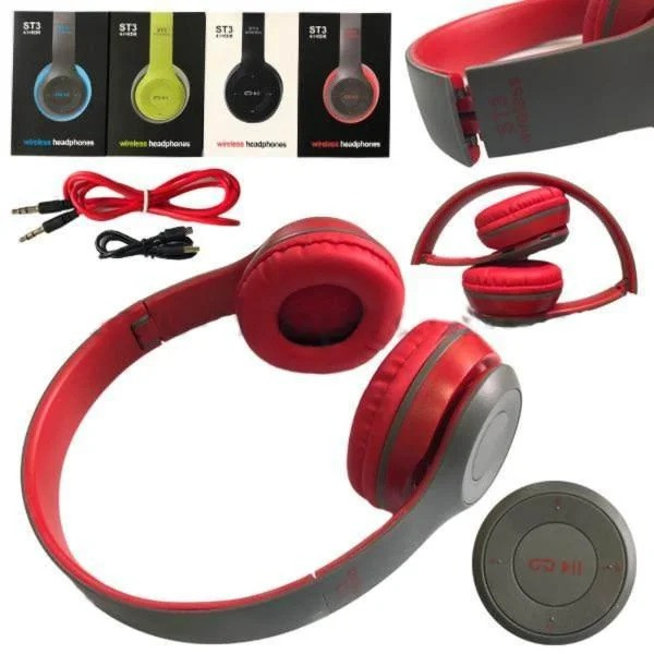 Стильні бездротові навушники ST-3, фото 1