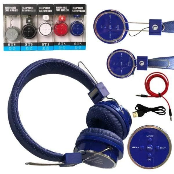 Бездротові накладні навушники для телефона ST-5, фото 1