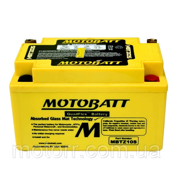 Акумулятор Motobatt MBTZ10S