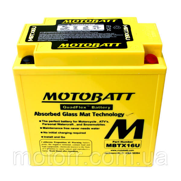 Акумулятор Motobatt MBTX16U