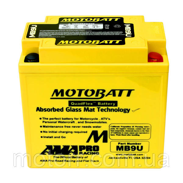 Акумулятор Motobatt MB9U