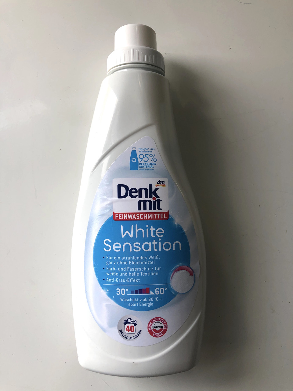 Гель для прання білого Denkmit White Sensation 1 л