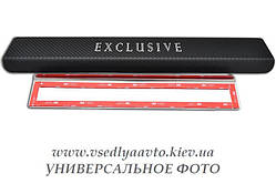 Захист порогів - накладки на пороги Peugeot EXPERT II з 2007-2016 рр. (Premium Carbon)