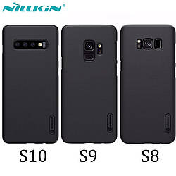 Чохол-накладка Nillkin Super Frosted Shield Samsung Galaxy S8+, S9, S9+, S10, S10+  Black