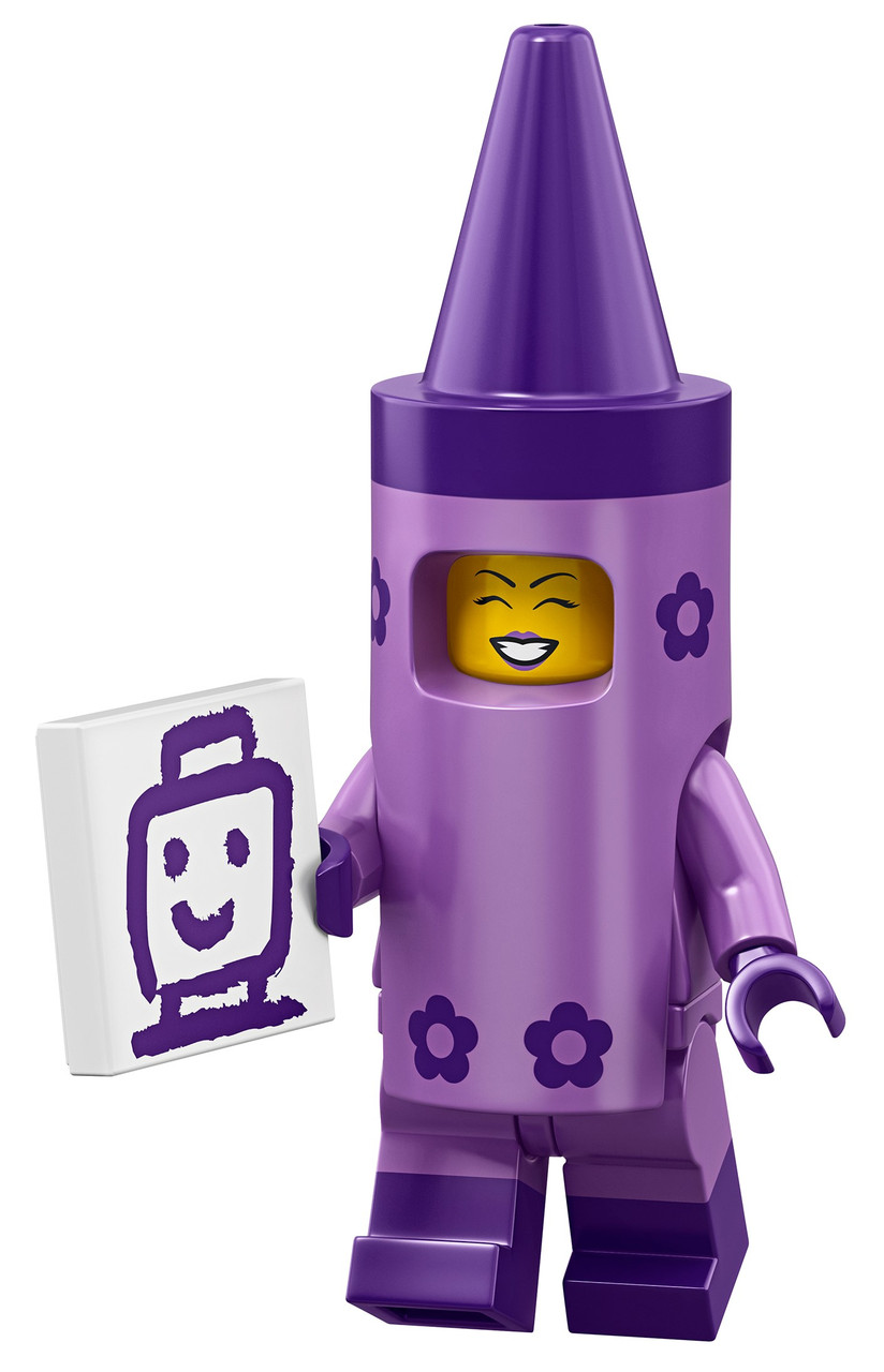 LEGO The LEGO Movie 2 Минифигурки - Девочка в костюме мелка 71023-5 - фото 1 - id-p1226619341