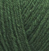 Нитки пряжа для вязания полушерсть Lana Gold 800 Лана голд 800 от Alize Ализе № 118 - зеленая трава