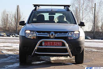 Захист переднього бампера (кенгурятник, бугель, дуга) Renault Duster