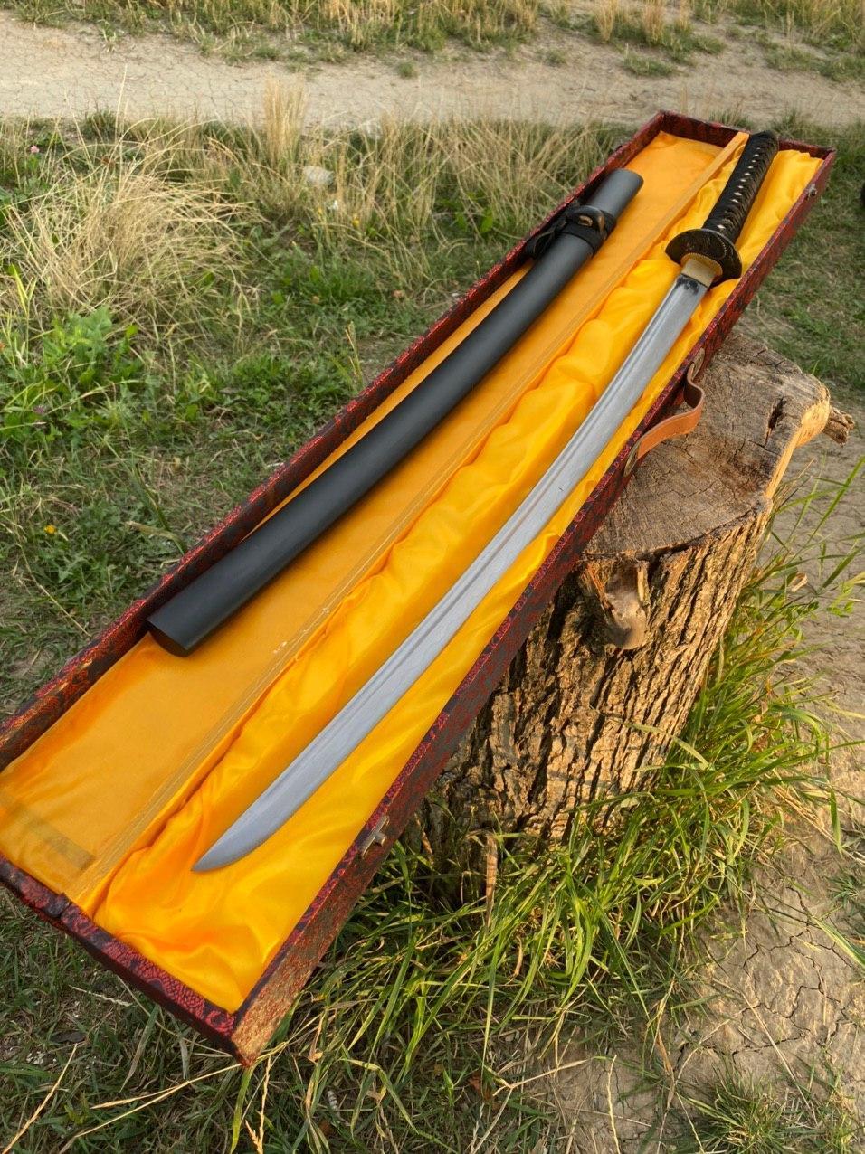 Меч катана японський "Ямато "на підставці, фото 1