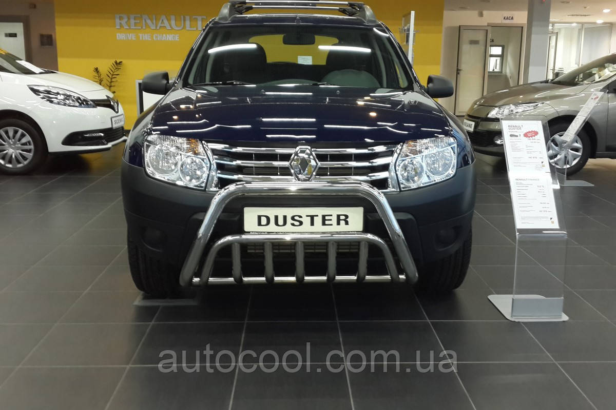 Захист переднього бампера (кенгурятник, бугель, дуга) Renault Duster, фото 1