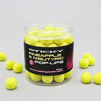 Бойлы плавающие Sticky Baits Pineapple & N Butyric Pop Ups 100g