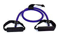 Эспандер для фитнеса трубчатый 50LB фиолетовый FI-2659-V: Gsport