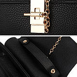 Модна жіноча сумка клатч Charlie blue, фото 5