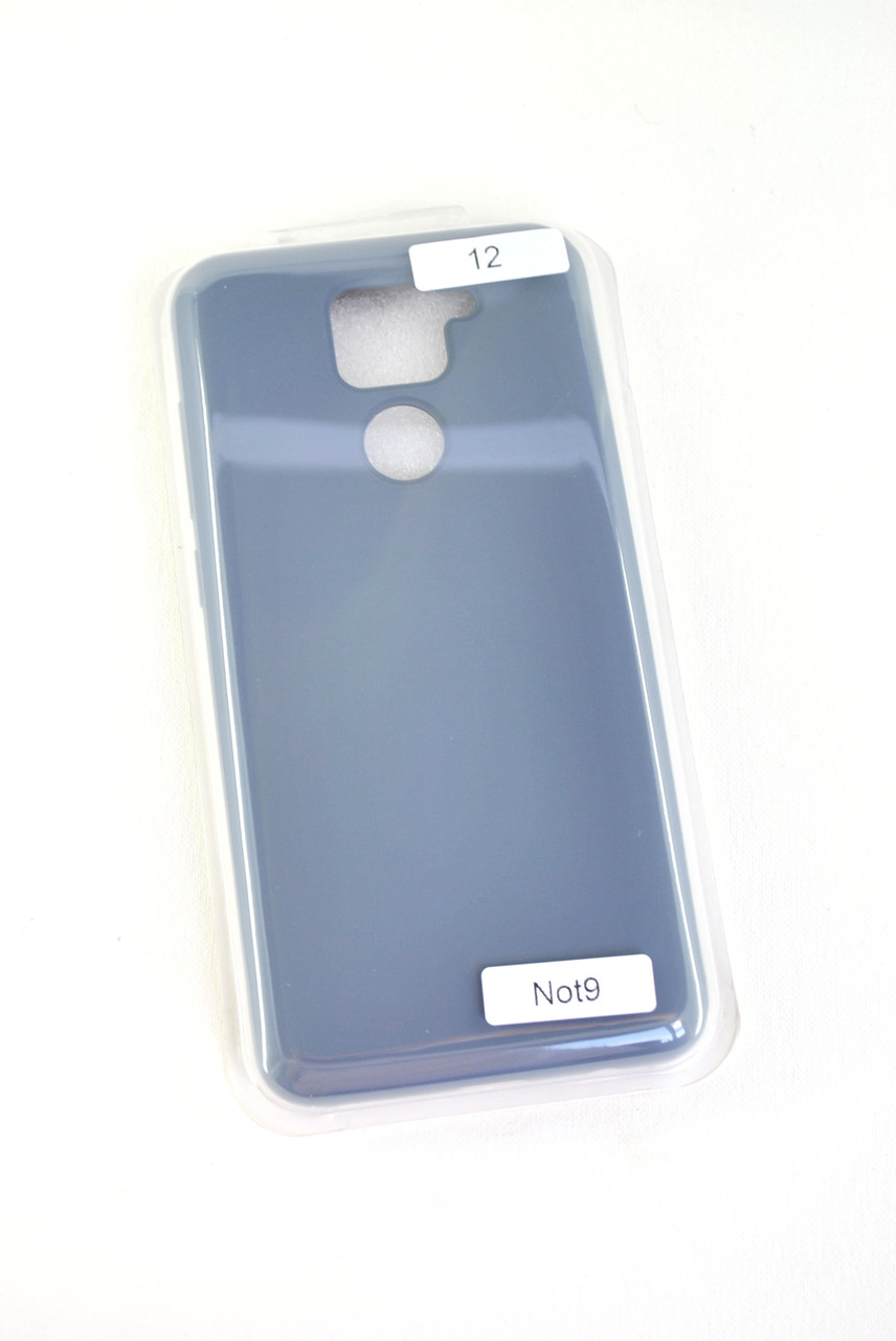 Чохол для телефону Xiaomi Redmi 9C Silicone Original FULL №12 Charcoal grey (4you)