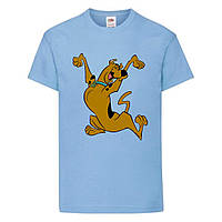 Футболка детская Скуби-Ду 9 (Scooby-Doo) светло-голубая