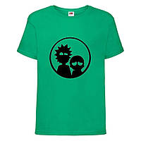 Футболка Рик и Морти 3 (Rick and Morty) зеленая