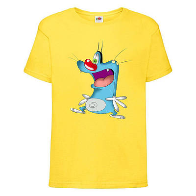 Футболка дитяча Оггі і таргани (Oggy and cockroaches) жовта (top OG yel 1)