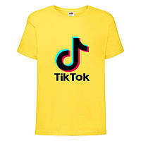 Футболка Tik Tok желтая (TTyl-1)